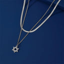 סט שרשרת מגן דוד